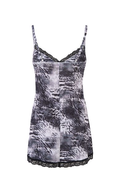 Dresscholic Gray Short Nightgown