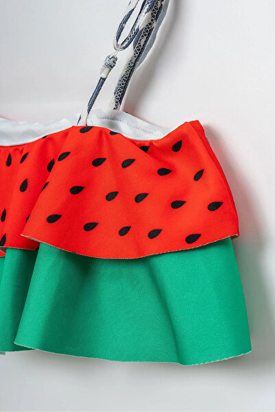 ZUZUNGA Σετ μπικίνι μαγιό για κορίτσια με σχέδιο καρπούζι