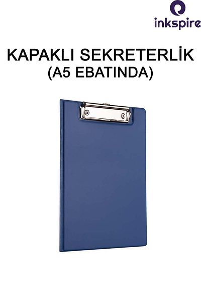 inkspire Covered Secretaryship A5 Pvc 1 Piece Document Holder Top Clamp File Memo Pad Writing Table Office Desk