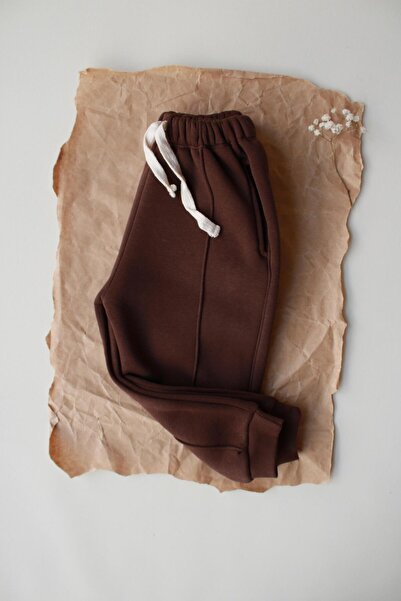 Oh La La Koala For Little Ones Καφέ φλις αθλητικό παντελόνι