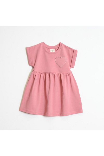 OZZY KİDS Girl's Collar Heart Dress