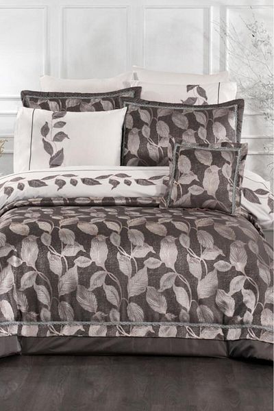 Çeyiz Diyarı Toledo 10 Piece Dowry Set Anthracite