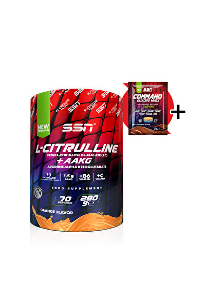 SSN Sports Style Nutrition Citrulline Malate Refuel + AAKG 280 Gr (Portakal)