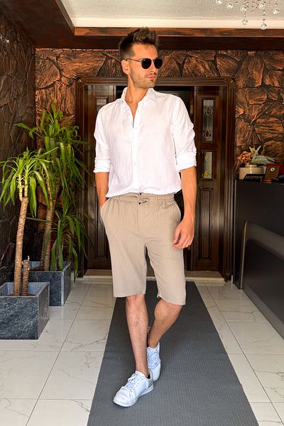 ModaPlaza Ανδρικό Jogger Bermuda Capri 1025
