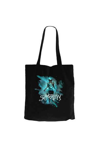 Z zepplin Suffacation of the Dark Light Black Canvas Tote Bag