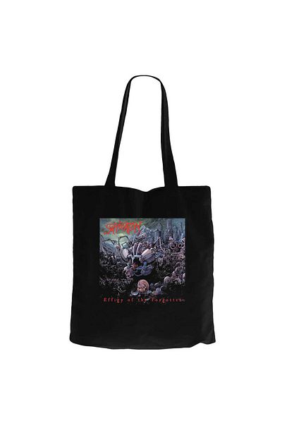 Z zepplin Suffacation Effigy of the Forgotten Black Canvas Tote Bag