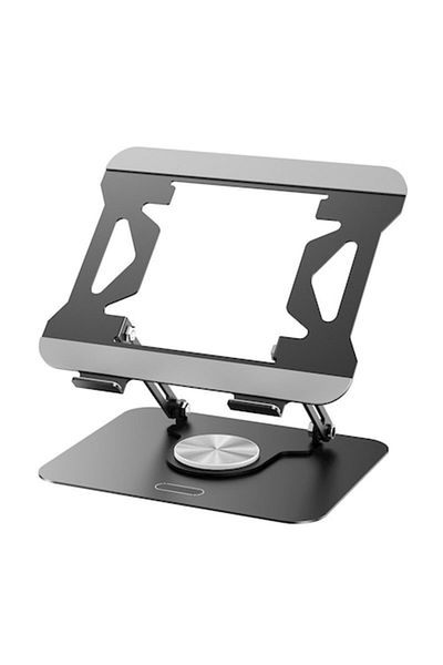 OEM Laptop Stand, Aluminium Alloy, Adjustable Height, Tilt, and Rotation, Non-Slip Rubber Inserts, Ergon