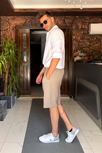 ModaPlaza Ανδρικό Jogger Bermuda Capri 1025