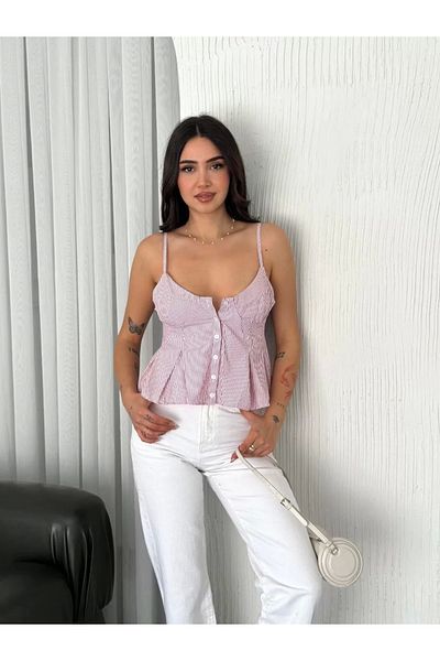 CVS Strappy low-cut crop - Red