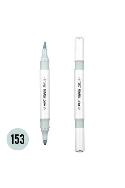 Art Tone Art-X Double Brush Tip Water-Based Marker Pen 153 Grey Blue