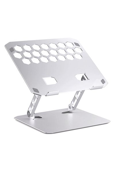 OEM Ergonomic Portable Stand for Laptop and Tablet, Adjustable, Foldable, Universal, Silver
