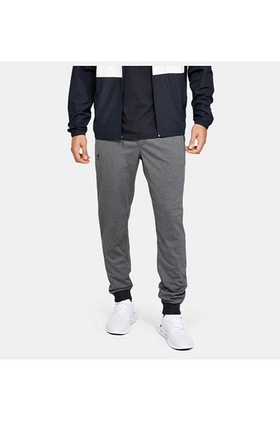 Under Armour Sportstyle Tricot Jogger Ανδρικό Φούτερ 1290261-090 Carbon Heather / Μαύρο