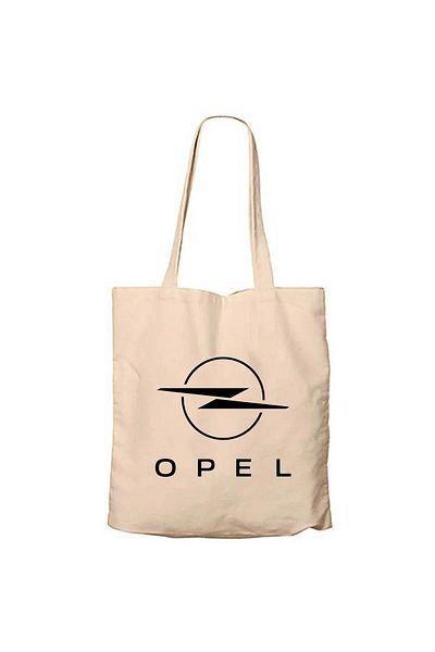 Z zepplin Opel New Logo Cream Zippered Cloth Bag Gabardine