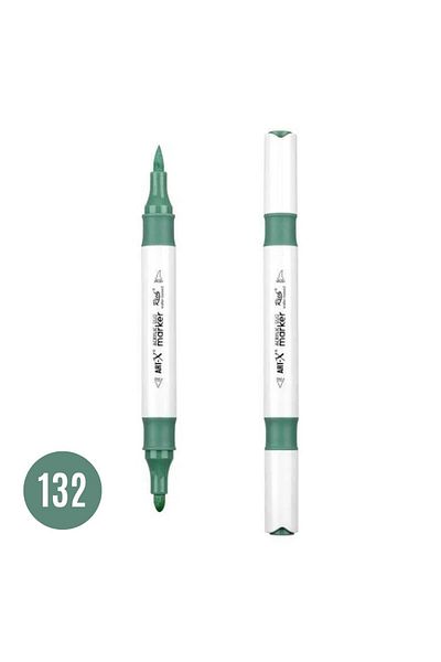 Art Tone Art-X Double Brush Tip Water-Based Marker Pen 132 Light Emerald