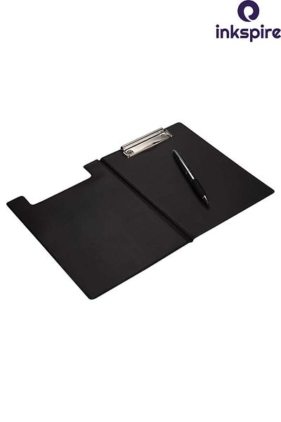 inkspire Covered Secretaryship A5 Pvc 1 Piece Document Holder Top Clamp File Memo Pad Writing Table Office Desk