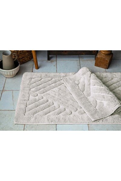 Apricitas HOME 60X100 / 50X60 Bathroom Mat Tiles Ecru - Mat