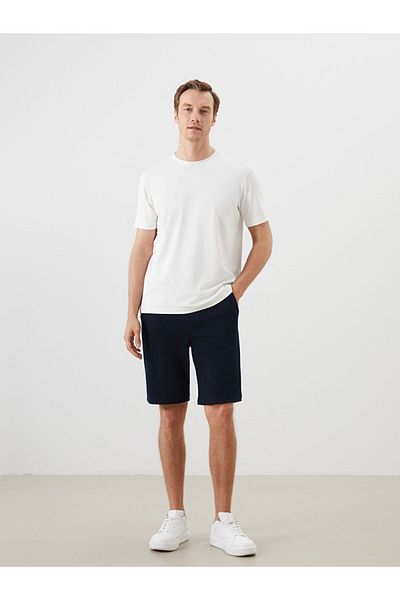 LC Waikiki Navy Blue Standard Fit Men's Shorts