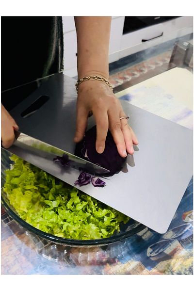 Global Ersat Steel Cutting Board 21*27 cm