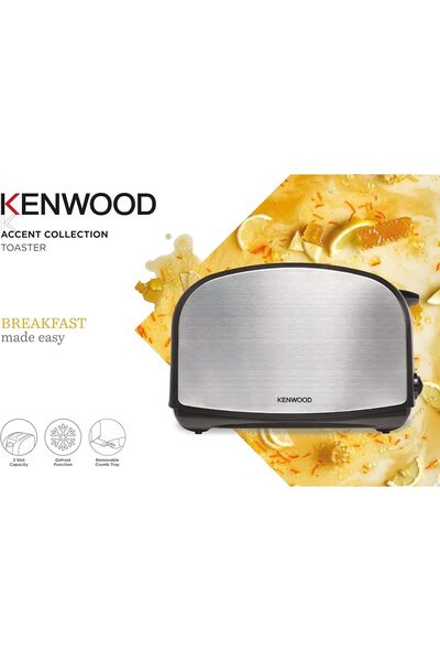 Kenwood Toaster, 900W, 2-Slice, Silver (TCM01.A0BK)