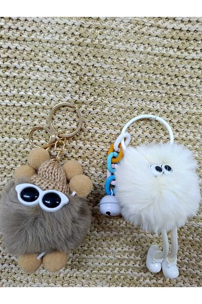 MUTE BAG Bag Charm // Ornament // Keychain / Trend Bag Charm 2 Pcs