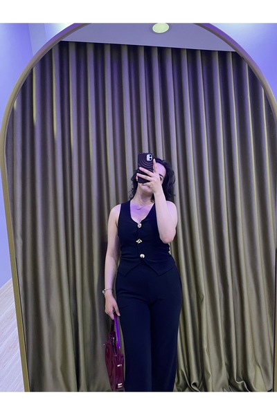 Butik Siyah İkili takım