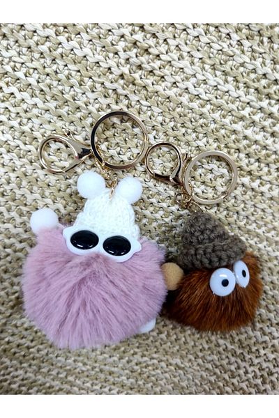 MUTE BAG Bag Charm / Ornament //// Keychain / Trend Bag Charm 2 Pcs