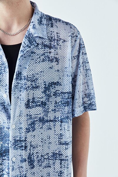 VAMOSCLO Μοτίβο κοτλέ oversized Μοτίβο πουκάμισου-2