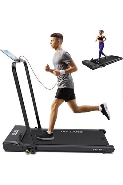 Skyland SKY LAND Foldable Walking Pad 2HP Treadmill, Under Desk for Home & Office, 1–12 KM/H, LED Display,