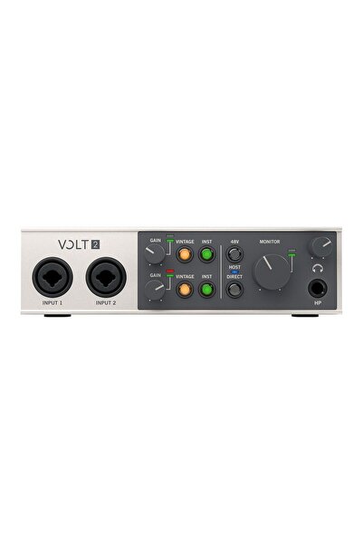 Universal Audio Volt 2 | Yeni nesil 24-bit / 192 kHz, 2-Giriş / 2-Çıkış, 610 ...