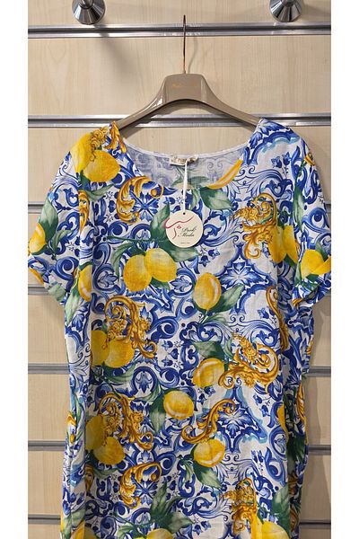 Park Moda Rochie din in italian Model Lămâie