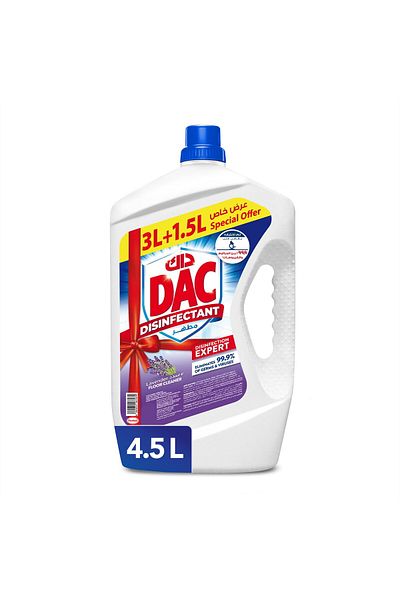 DAC Lavender Disinfectant Value Pack 4.5 Litres