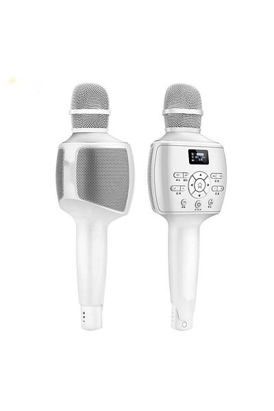 X LOT microphone with Digital Screen, Handheld Portable Bluetooth Microphone for Party, Karaoke, meeting