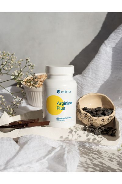 Calivita Supliment alimentar Arginine Plus pentru performanțe sportive de top (100 de comprimate) - Calivita