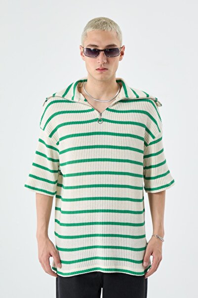 VAMOSCLO TRICO-BENETTON OVERSIZE CU FERMOARE DETALIATE