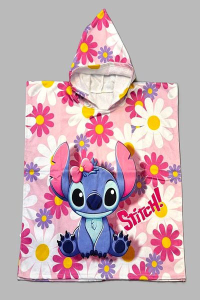 DeKuBaby New Season 100% Cotton Cartoon Character Patterned Hooded Children's Poncho Bathrobe (Beach - Pool - Bathroom)