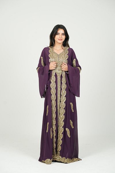 al bent al sharqieh Moroccan Kaftan Embroidered Luxury Dress Women Kaftan Dress