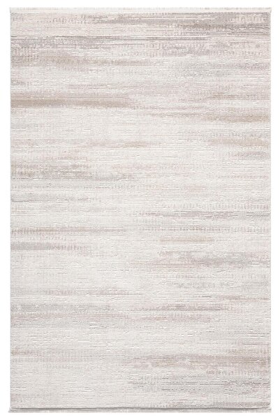 Karmen Halı Truva TV036A Krem Rengi Halı Gri ve Bej Detaylı Akrilik Yumuşak S...