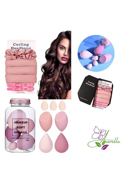 Manolex Set Premium Beauty & Styling, bucle perfecte şi machiaj uniform fără căldură, Manolex®