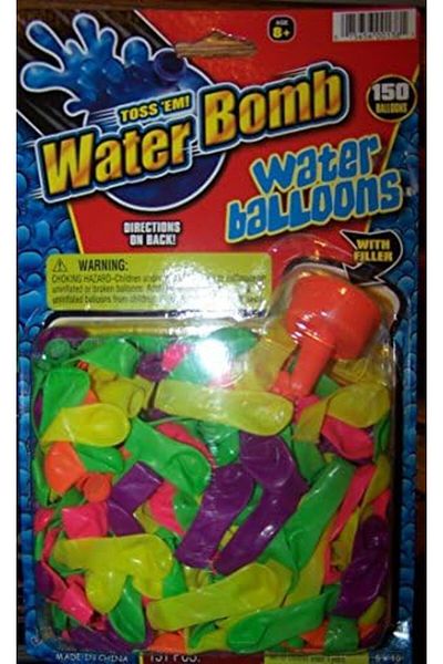 Jaru Toss Em Water Balloons with filler, 150 Balloons