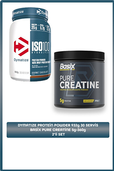 Dymatize Çikolatalı ISO100 + Kreatin Paketi – Antrenman Sonrası Protein & Güç Desteği