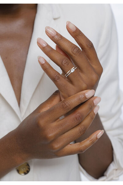 ELLI Prsten s krystaly a brusem Xirius, bílé 925 sterlingové stříbro, dámský prsten