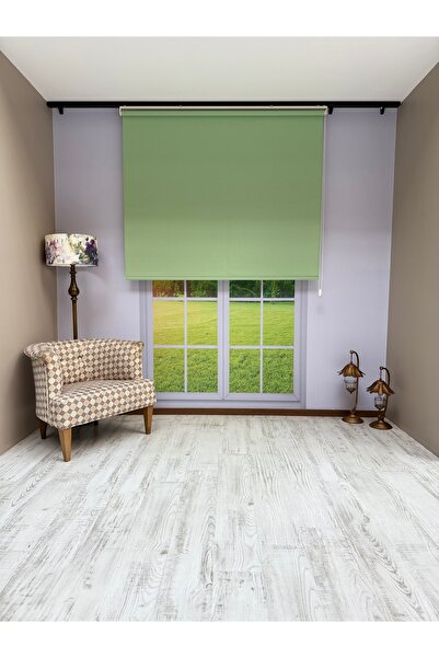 mep mekanik Donatti Stor Perde İthal Mat Polyester Yeşil P1570