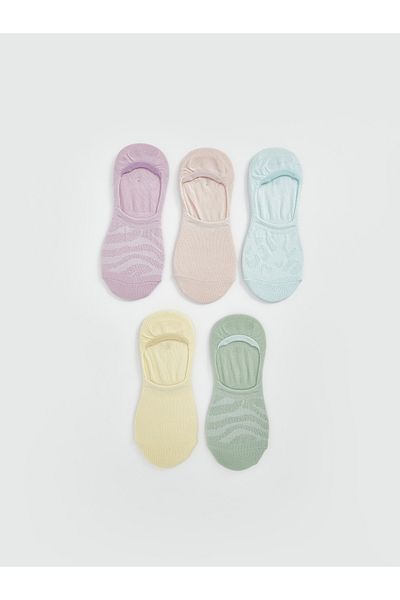 LC Waikiki Patterned Women's Ballerina Socks 5-Pack