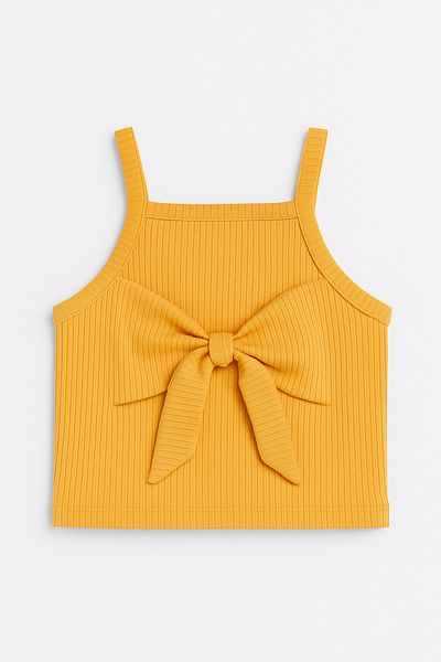 Magu Girl's Cotton Bow Detailed Undershirt