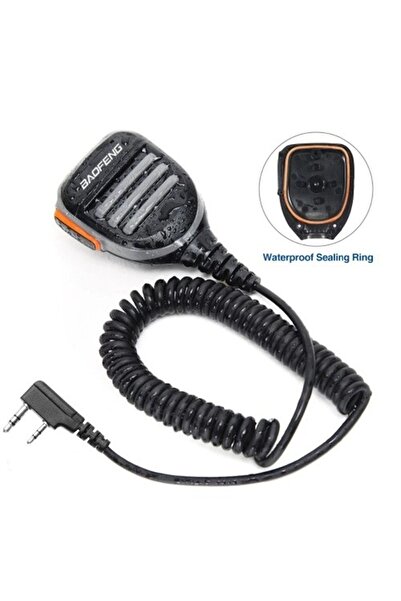 BAOFENG Yaka mikrofonu dayanıklı gövde