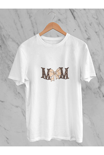 MG Mom Printed Women's Circle Neck Cotton Oversize Short Sleeve T-Shirt