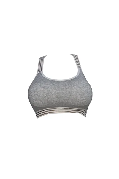 Ioana boutique Cotton sports bra, gray, S