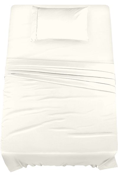 CASAVIA Premium Bedding Sets- 400 Thread Count- Soft Sateen 100% Cotton - Twin 3 Piece sheet sets,