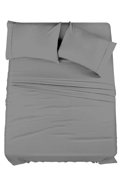 CASAVIA Premium Bedding Sets- 400 Thread Count- Soft Sateen 100% Cotton - Twin 4 Piece sheet sets,