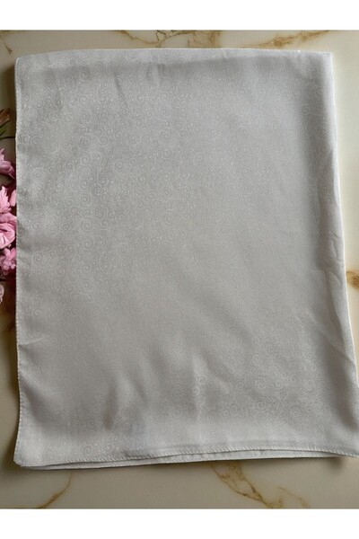 Lavena scarfs Σαλιάρα ζακάρ με λουλουδάτο σχέδιο σειράς Papatya - Κρέμα